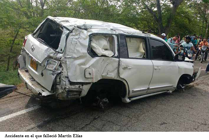 FOTO DEL ACCIDENTE EN QUE MURIO MARTIN ELIAS