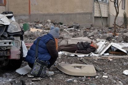 Ucranianos lloran a sus muertos en las calles del país / Foto: AFP