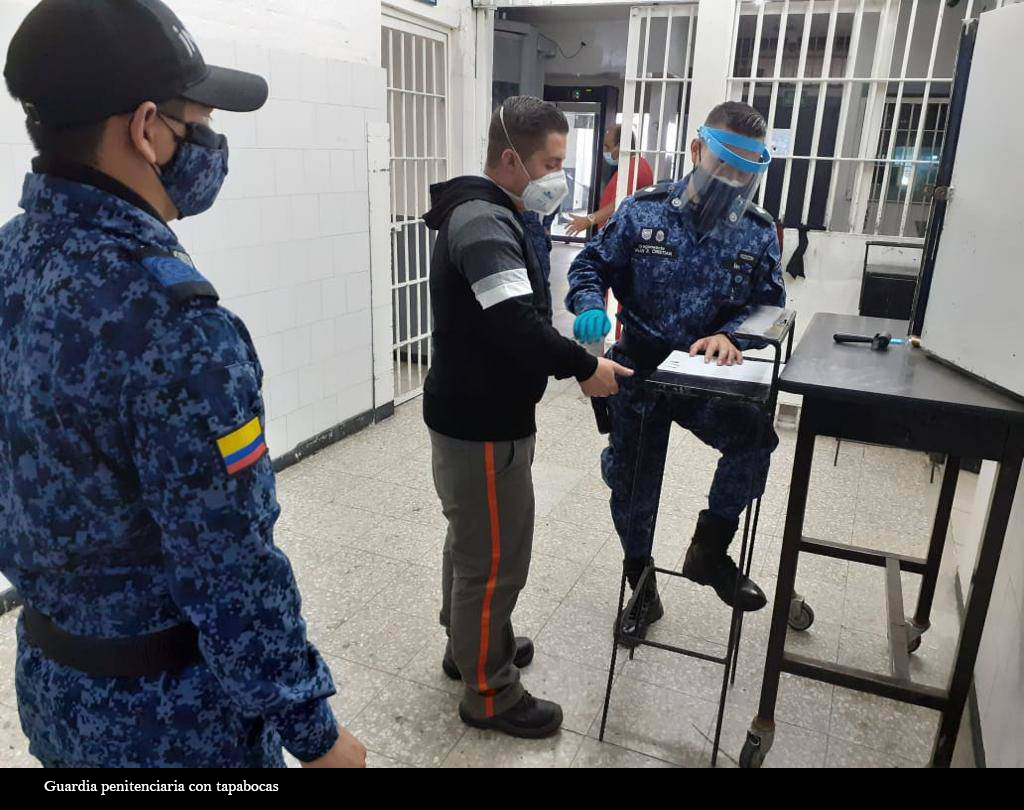 FOTO GUARDIA PENITENCIARIA TAPABOCAS