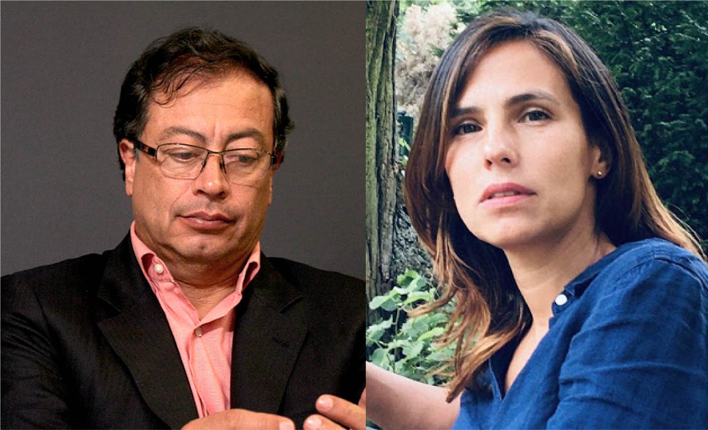 Gustavo Petro y Helena Uran