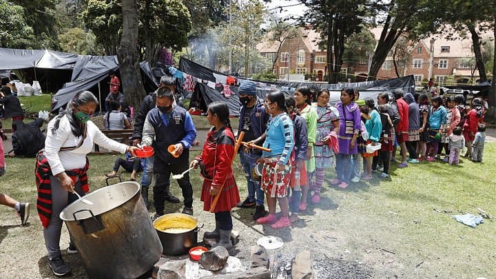 Más de 1.300 indígenas se encuentran asentados en el Parque Nacional/Corporación Latinoamericana Sur