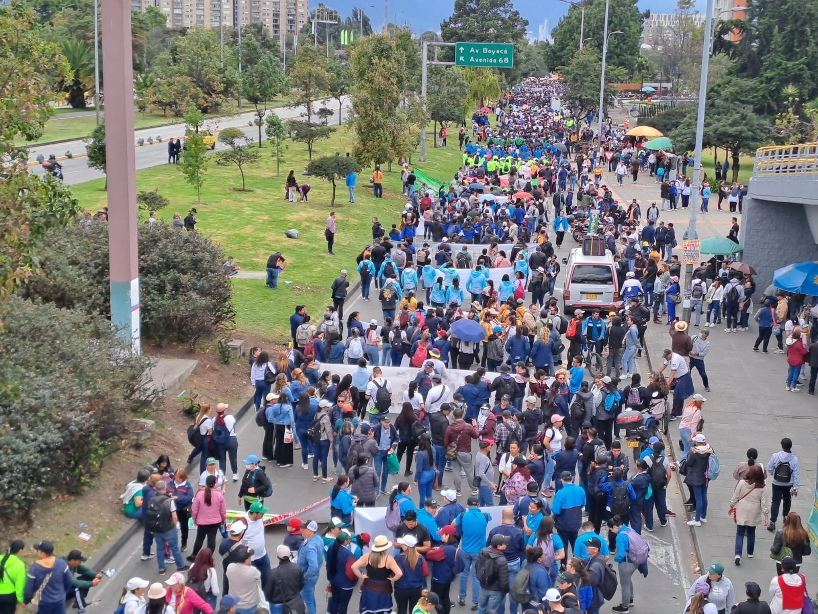 Manifestaciones de docentes bogotá