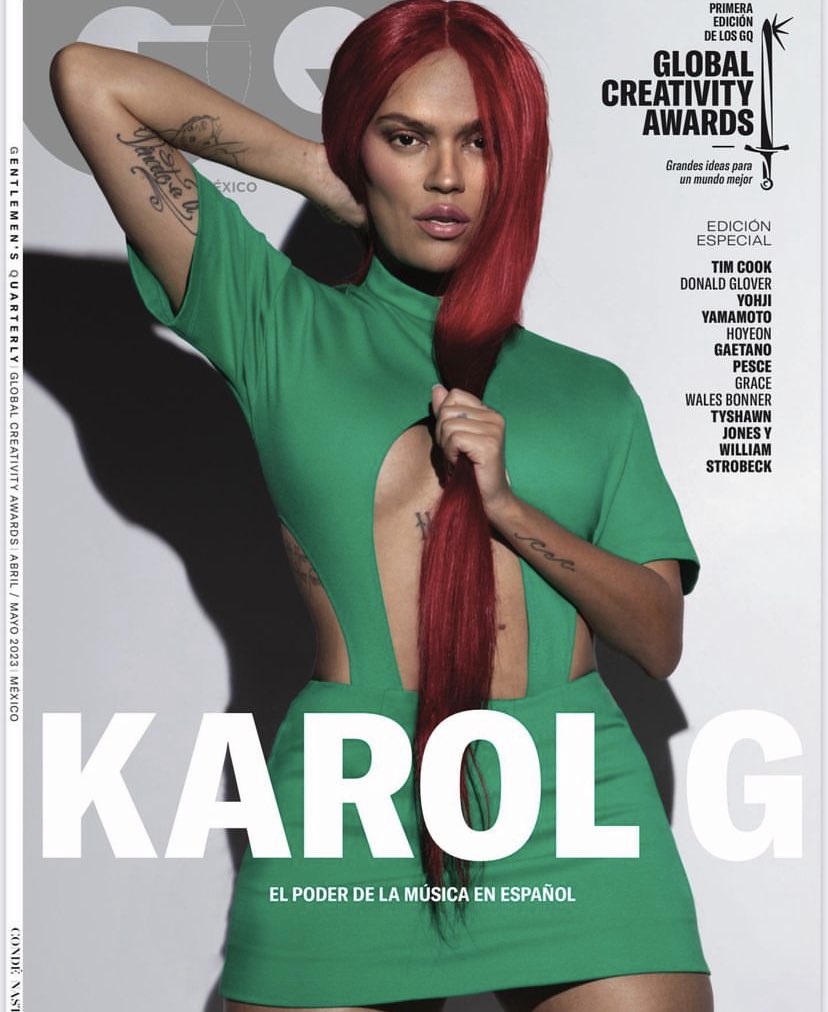 PORTADA DE KAROL G EN GQ