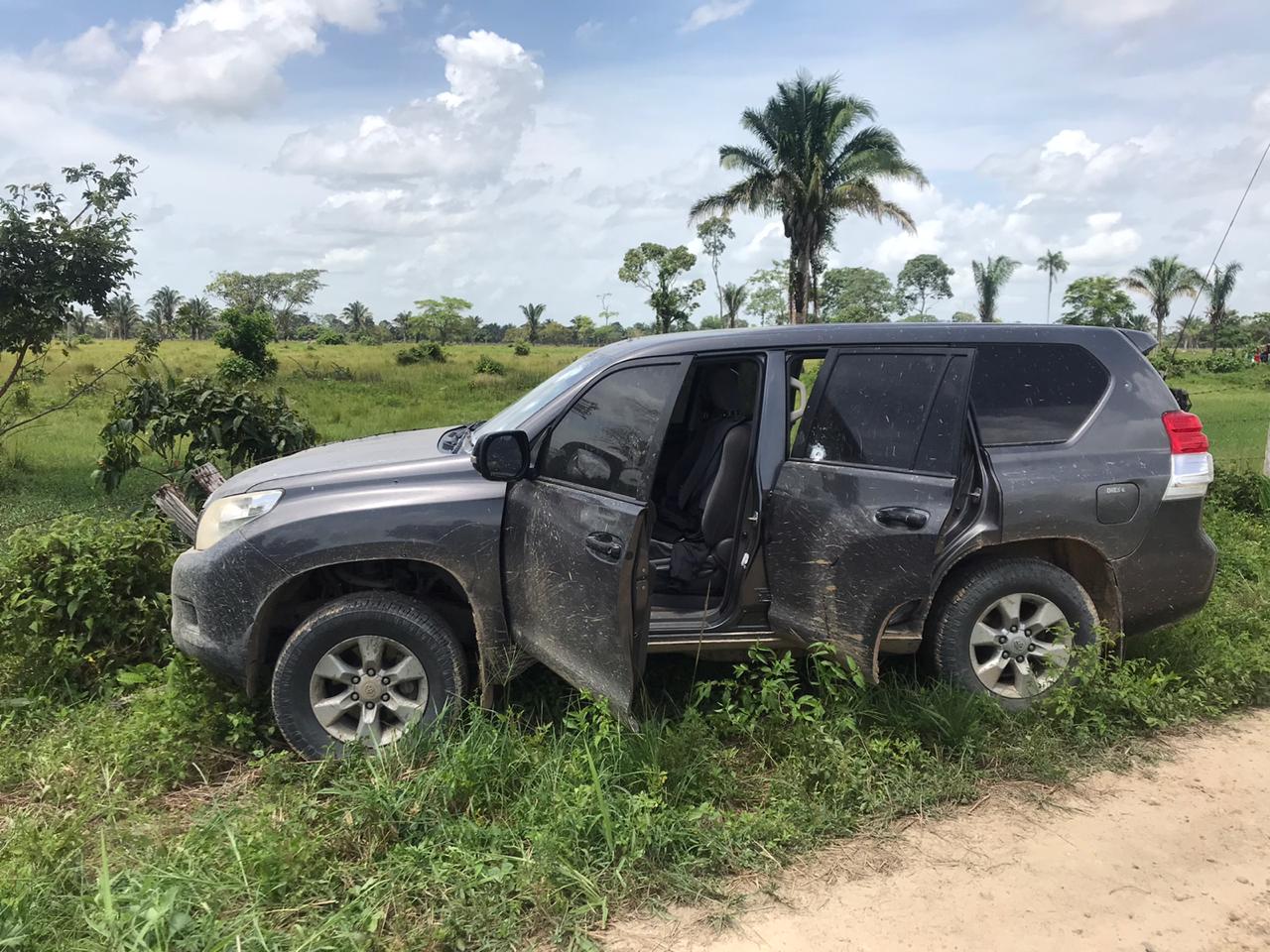 Camioneta de la UNP