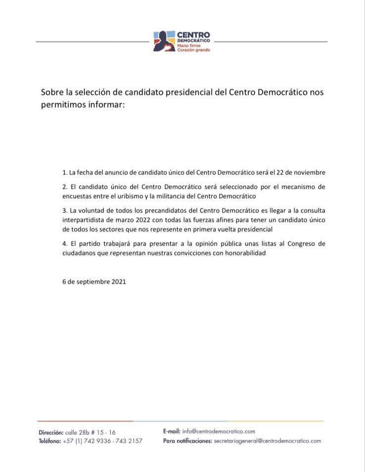 Documento elección