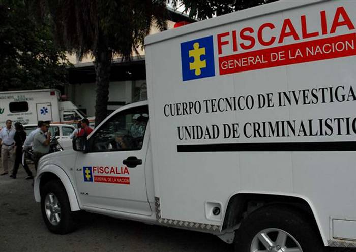 Carro de la Fiscalía