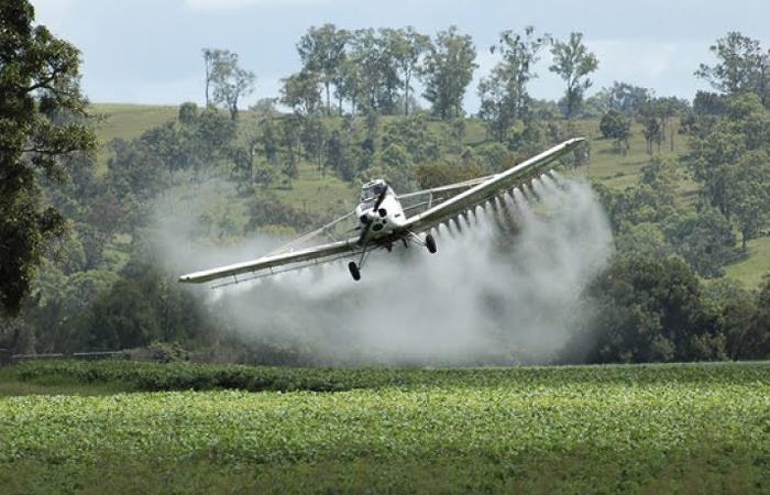 Fumigación aérea