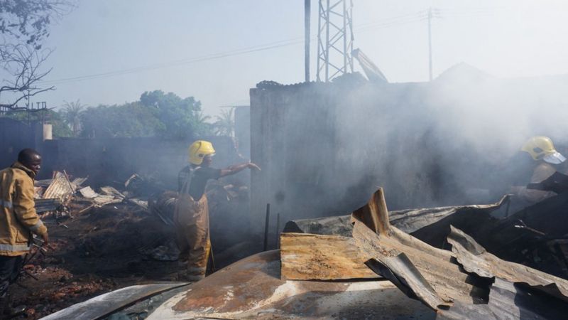 Explosión en Sierra Leona, África deja casi 100 muertos