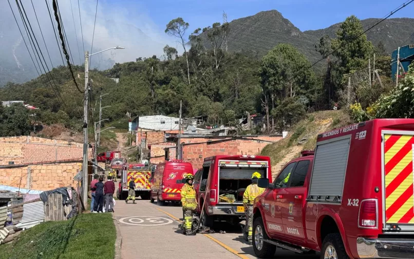 Bomberos Bogotá incendio