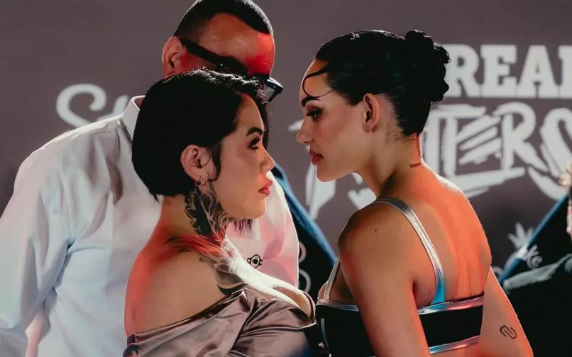 Yina Calderón y Andrea Valdiri en combate estelar en Stream Fighters IV
