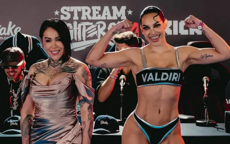  Andrea Valdiri y Yina Calderón en combate estelar en Stream Fighters IV