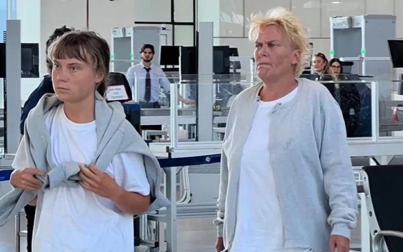 Greta Thunberg entre los deportados 