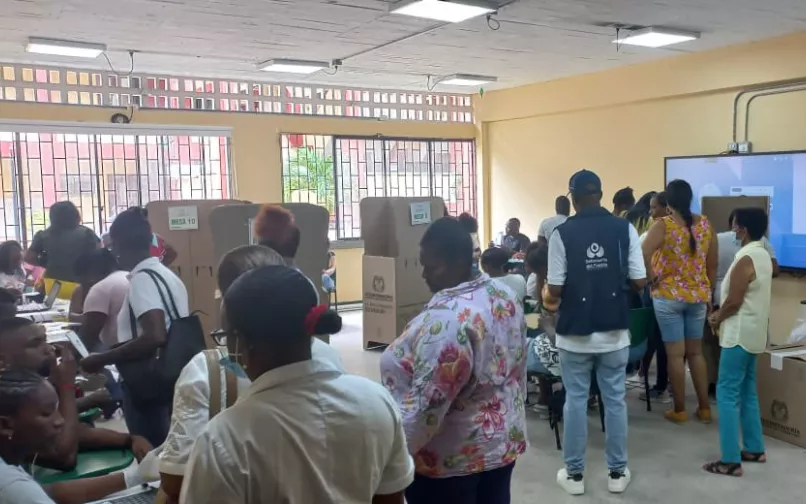 Puestos de votación en Colombia