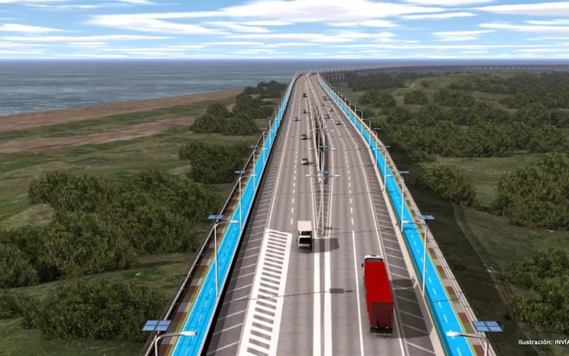 Obra de doble calzada entre Barranquilla y Ciénaga