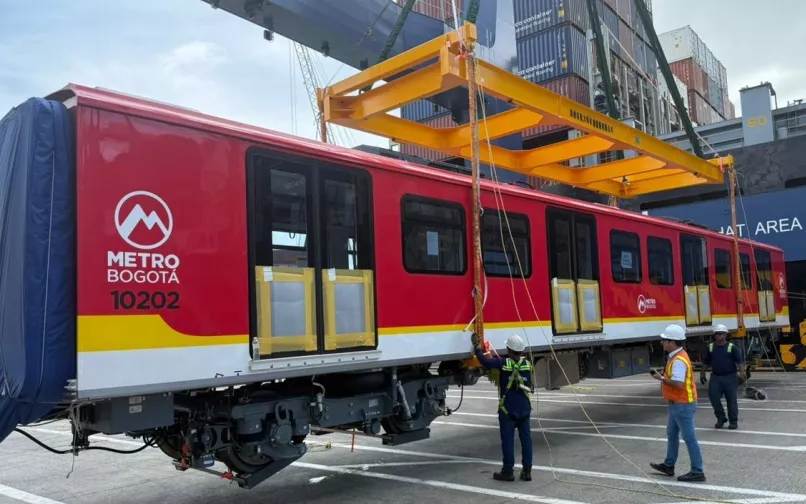 Vagón Metro de Bogotá oct 25