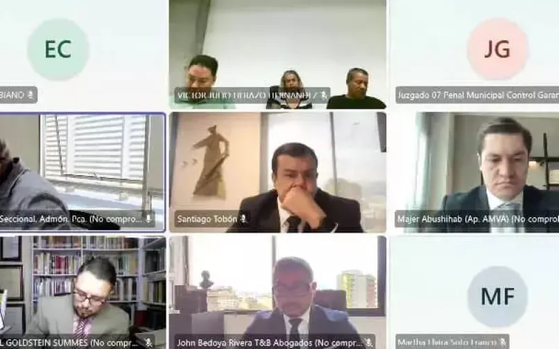 Audiencia de imputación contra Miguel Cadavid