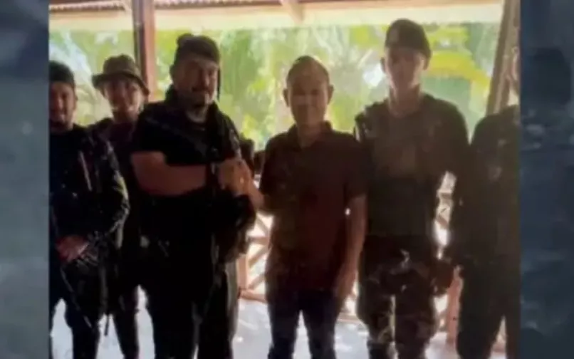 Ciudadano chino junto con disidencias Farc