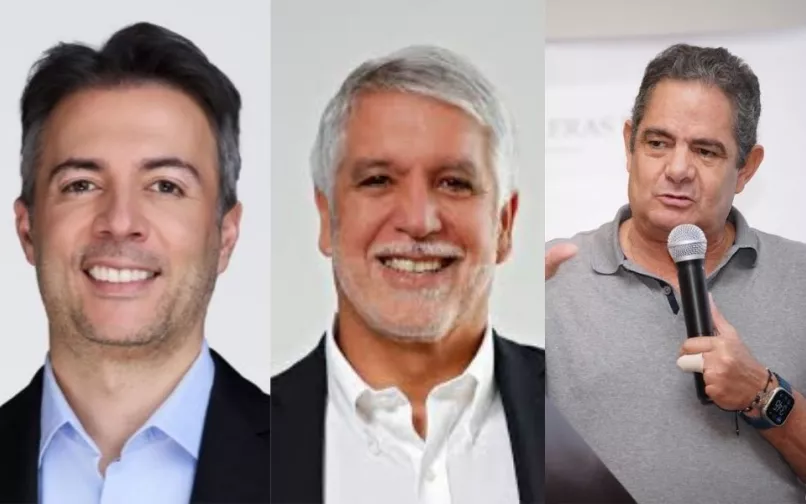 Daniel Quintero, Enrique Peñalosa y Germán Vargas Lleras