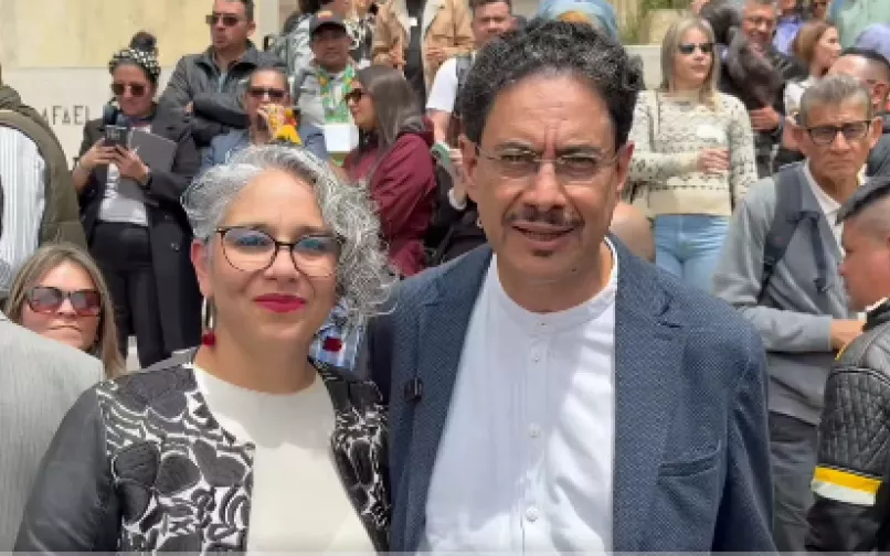 Maria José Pizarro e Iván Cepeda