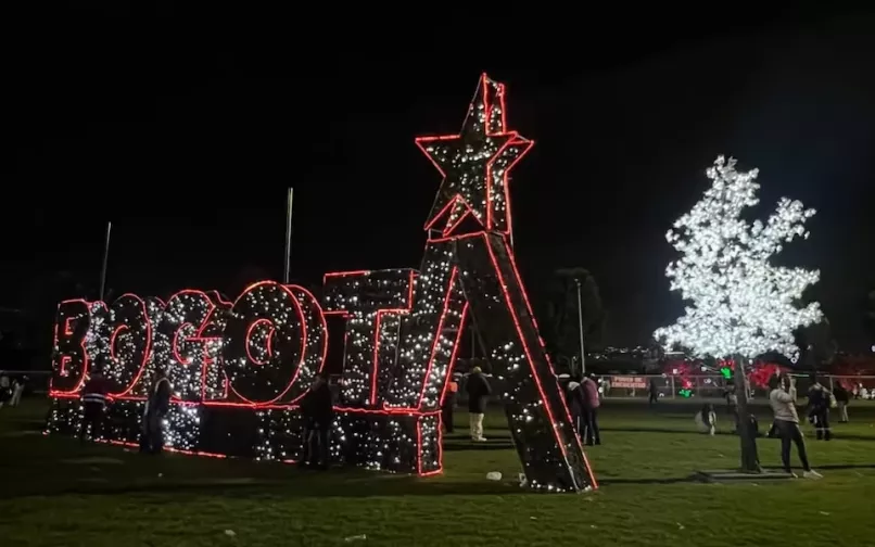 Alumbrados navideños en Bogotá