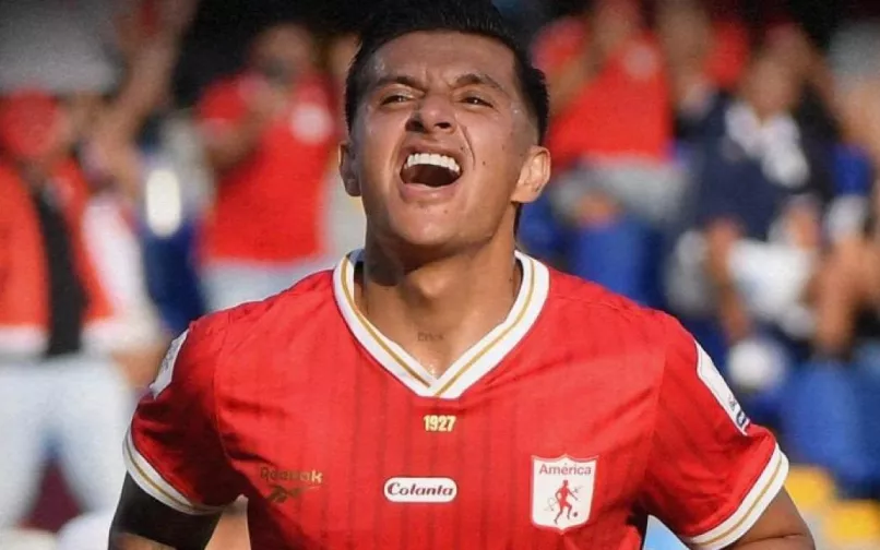 Yeison Guzmán, debutó como figura del América, foto: Dimayor