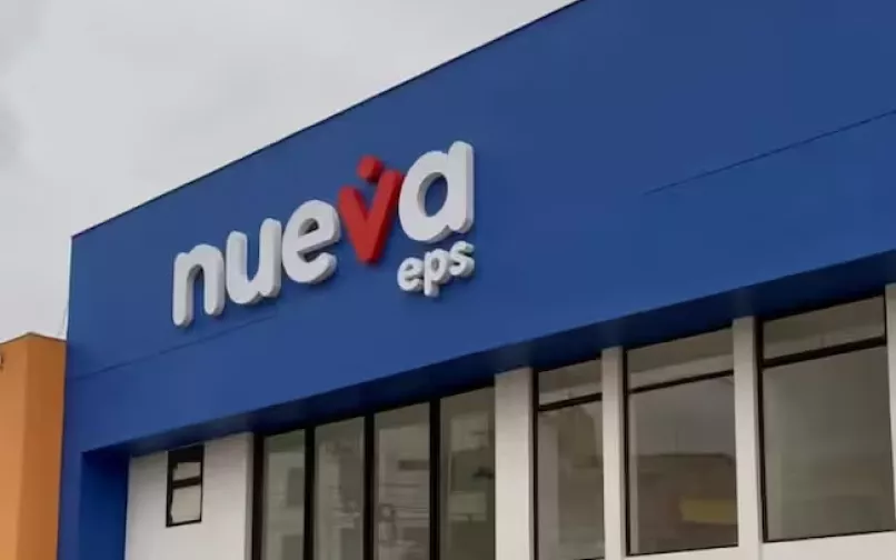 Fachada de un punto de atención de Nueva EPS