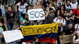 MANIFESTANTES COLOMBIA