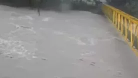 Creciente del rio en Acacías,Meta