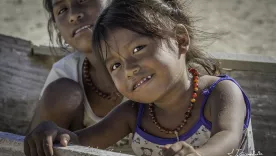 Niños del departamento de la Guajira, Colombia