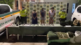 Capturadas por cargamento de armas y uniformes