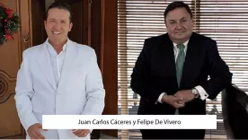 Fundador de Funtics Juan Carlos Cácere y el abogado Felipe De Vivero