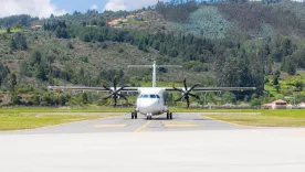 Aterrizó el primero vuelo comercial en Paipa, Boyacá