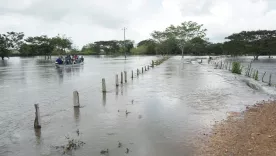 Desbordamiento canal del dique