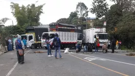 Bloqueos en la vía Panamericana entre Cali y Popayán por indígenas 