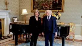 Min de agricultura se reunión con el presidente de Irlanda