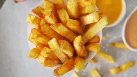 Papas fritas foto