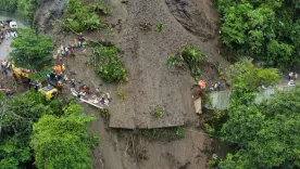 Derrumbe vía Risaralda-Chocó