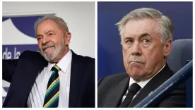 Lula y Carlo Ancelotti