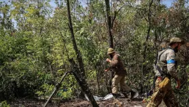 Cuerpo de soldado colombiano