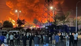 Incendio Uzbekistán