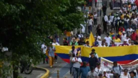 MANIFESTACIONES EN COLOMBIA FOTO