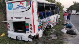 accidente bolivar bus moto