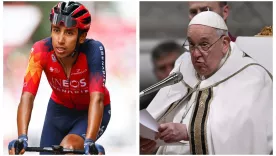 egan bernal y papa