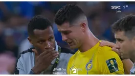 CR7 llora