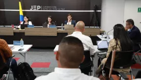 Audiencia en la JEP