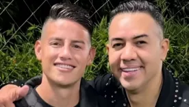 James Rodriguez y Diego Daza