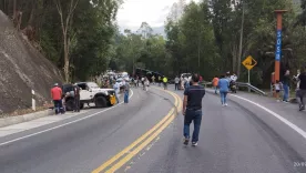 Accidente via al llano