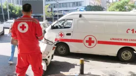 Líbano ambulancia cruz roja