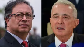 GUstavo Petro y Alvaro UriBe