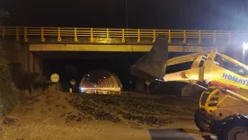 Obras vía al llano